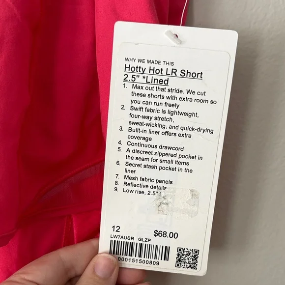 Lululemon NWT Hotty Hot LR Short 2.5” Lined Shorts - Picture 2 of 7